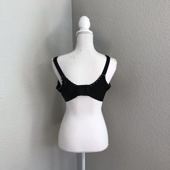 Cacique Black with Polka Dots Bra Size 40C - Picture 7 of 7